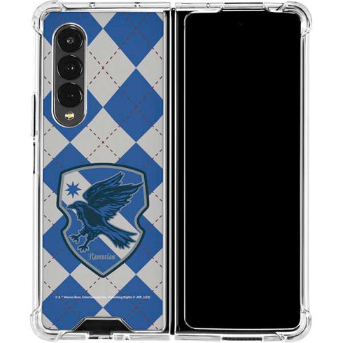 Wizarding Worlds Harry Potter Ravenclaw Crest Galaxy Z Fold4 5G Clear Case